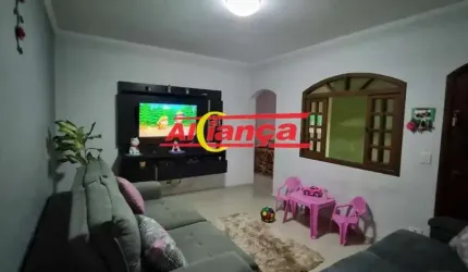 Casa para alugar , 2 quartos e 3 vagas, 125m²- Parque Continental I- Guarulhos R$2.950,00