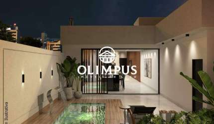 Belíssima Casa com fachada moderna no condomínio Reserva dos Ipês