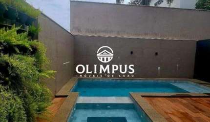 Excelente casa na Zona Sul no Condomínio Splendido com 3 suítes e 280m² de área construída - Uberlândia-MG