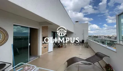 Excelente cobertura no bairro Carajás planejada com armário embutido de excelente qualidade.
