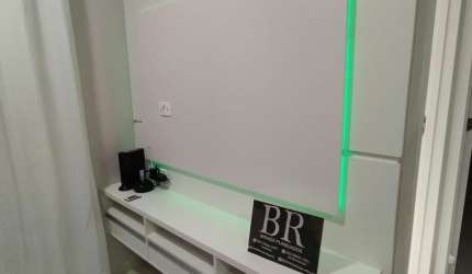 Apartamento semi mobiliado
