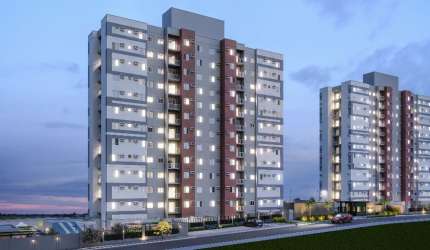 Lançamento de Lindos Apartamentos com 2 dormitórios com opções com suite entregues prontos para morar