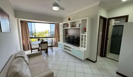 Apartamento Mobiliado para Locação em Salvador, Costa Azul, 1 dormitório, 1 banheiro, 1 vaga
