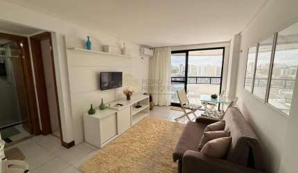 Apartamento Mobiliado para Locação em Salvador, Armação, 1 dormitório, 1 banheiro, 1 vaga