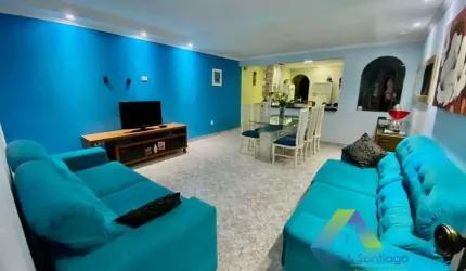 SANTO ANDRÉ Casa 200 metros, total de 5 dormitórios, Edícula,  2 vagas com excelente localização e valor !!!