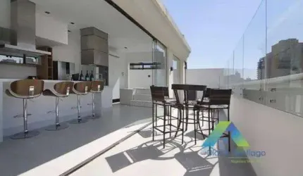 VILA MARIANA Cobertura 212M²,  designer moderno 3 dormitórios, espaço gourmet com Jacuzzi, 4 vagas, a 800M², da estação do metro Ana Rosa !!!