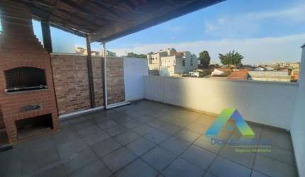 SANTO ANDRÉ COBERTURA SEM CONDOMINIO 98M², 2 dormitórios, espaço gourmet, 1vaga, ótima localização e valor !!!!