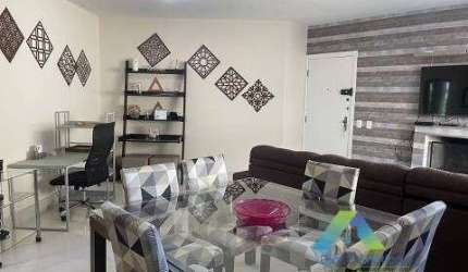 Apartamento mobiliado com 3 dormitórios para alugar, 110 m² por R$ 7.260/mês - Bosque da Saúde - São Paulo/SP