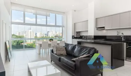 Apartamento com 1 Quarto e 2 banheiros para Alugar, 85 m² no Brooklin!