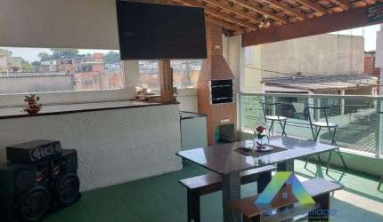 DIADEMA Sobrado 200M², 2 dormitórios, sala 2 ambientes, espaço gourmet, 2 vagas, ótima localização e valor !!!