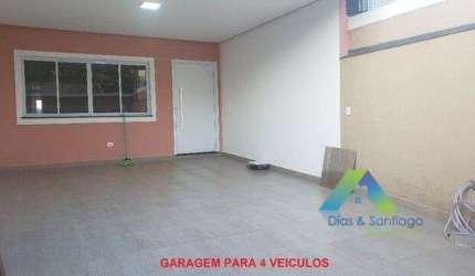SÃO BERNARDO CAMPO Sobrado 170M², 3 suítes, espaço gourmet, 4 vagas, ótima localização e valor !!!