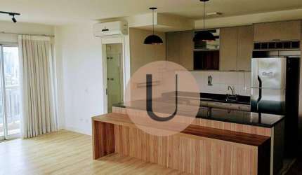 Apartamento com 1 dormitório à venda, 55 m² por R$ 1.360.000,00 - Santo Amaro - São Paulo/SP
