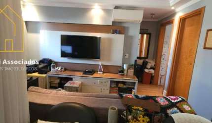 Apartamento de 3 Dorms. c/ suíte, terraço gourmet c/ churrasqueira, 2 vagas