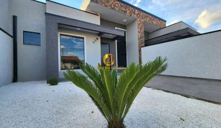 Casa com 3 quartos sendo 1 suite, com preparação aquecimento a gás no Eucaliptos Fazenda Rio Grande