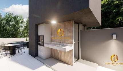 Sobrado triplex 2 quartos terraço gourmet com churrasqueira Umbará Curitiba