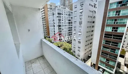 Apartamento Sala Living, Gonzaga, Santos, Cod: 405