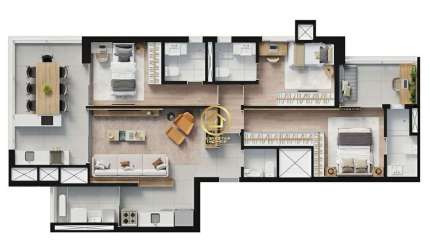 Apartamento com 3 quartos à venda na Praça Cláudio Galeno, 183, Alto da Lapa, São Paulo por R$ 1.549.000