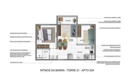 Apartamento com 2 quartos à venda na Rua Inhaúma, 235, Várzea da Barra Funda, São Paulo por R$ 279.000