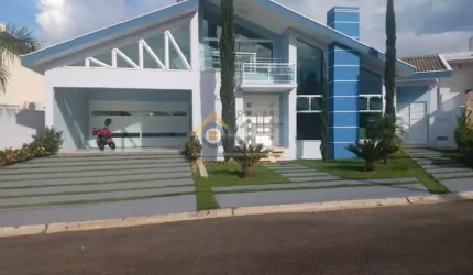 SOBRADO DE ALTO PADRÃO PARA VENDA NO CONDOMÍNIO RESIDENCIAL JARDIM DOS LAGOS, INDAIATUBA/SP