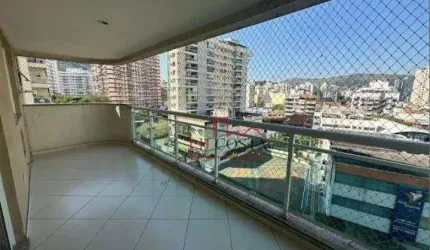 Apartamento próximo ao Largo do Marrão  frente, varandão,  2 dormitórios sendo 1 suíte  à venda, 72 m² por R$ 590.000 - Santa Rosa - Niterói/RJ