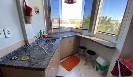 Apartamento com sacada 1 quarto venda, 32 m² R$ 78.000 - Aqua ville no Centro - Caldas Novas/GO