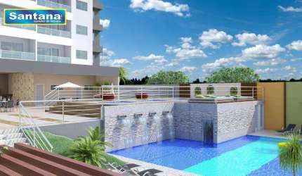 Apartamento com 2 dormitórios à venda, 55 m² por R$ 410.000 - Lindo Apartamento Recanto do Bosque - Caldas Novas/GO