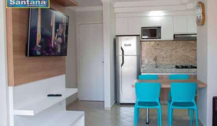 Apartamento com 1 dormitório à venda, 49 m² por R$ 150.000 - Eldorado Flat - Caldas Novas/GO
