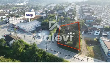 Terreno comercial à venda no Centro, Pomerode  por R$ 850.000