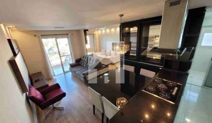 Apartamento MOBILIADO com 2 dormitórios (1 SUÍTE) para Locação, 2 Vagas, 83M² - Condomínio Practice