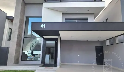 Sobrado Novo Alto Padrão em Condomínio Fechado - SJC