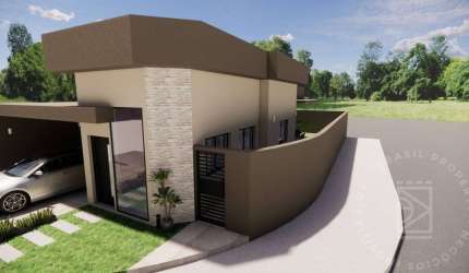 Casa à venda em condomínio em Caçapava com 3 quartos, 1 suíte −135 m²