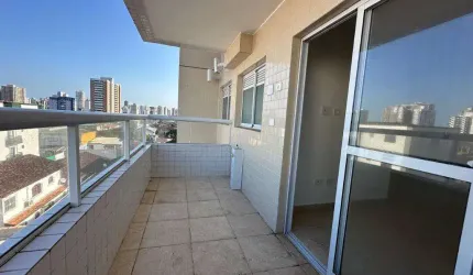 Apartamento para Venda em Praia Grande, Guilhermina, 2 dormitórios, 1 suíte, 2 banheiros, 1 vaga