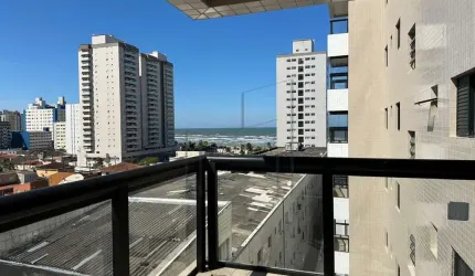 Apartamento para Venda em Praia Grande, Mirim, 2 dormitórios, 1 suíte, 2 banheiros, 1 vaga