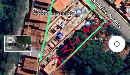 Terreno à venda, 734 m² por R$ 1.000.000,00 - Cambeba - Fortaleza/CE