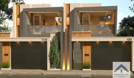 Casa com 4 dormitórios à venda, 177 m² por R$ 695.000,00 - Edson Queiroz - Fortaleza/CE
