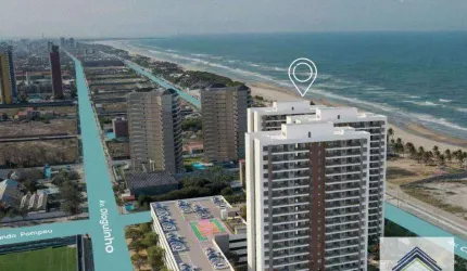 Apartamento com 2 dormitórios à venda, 65 m² por R$ 471.000,00 - Praia do Futuro II - Fortaleza/CE