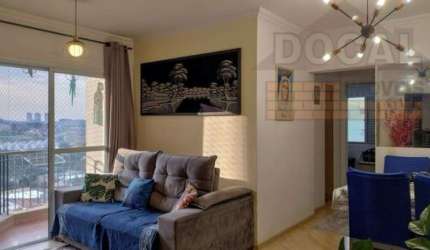 Apartamento à venda em São Paulo-SP, Vila Pirajussara: 2 quartos, 2 salas, 1 banheiro, 1 vaga, 56m². Venha conferir!