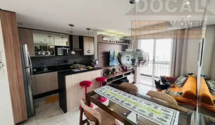Imperdível: Apartamento à venda em Taboão da Serra-SP, na Chácara Agrindus. 2 quartos, 1 suíte, 2 salas, 2 banheiros, 3 vagas de garagem.