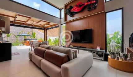 Casa em condomínio fechado com 3 quartos à venda na Rodovia Romildo Prado, Bairro Itapema, Itatiba, 175 m2 por R$ 2.100.000