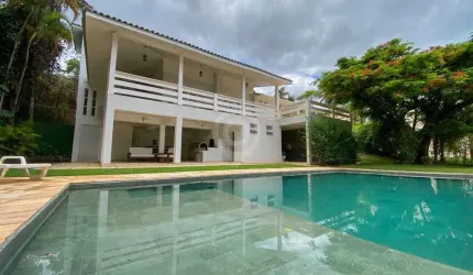 Casa em condomínio fechado com 4 quartos para alugar na Avenida Nossa Senhora das Graças, Ville Chamonix, Itatiba, 372 m2 por R$ 10.800