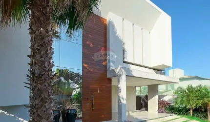 MANSÃO DE LUXO NO ALPHAVILLE EUSÉBIO - Casa Duplex 392m² / Terrano 469m² / 5 Suítes