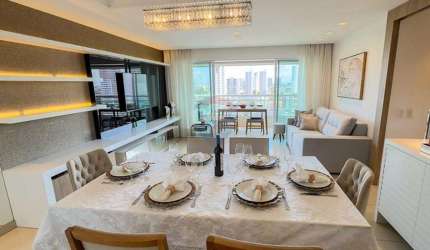 ED. SAINT SQUARE - ALDEOTA - 107m² - 4 QUARTOS (2 SUÍTES) - 2 VAGAS - LAZER COMPLETO