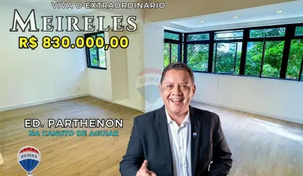 ED. PARTHENON - MEIRELES - 147m² - 3 SUÍTES - LAVABO - REFORMADO - 2 VAGAS DE GARAGEM
