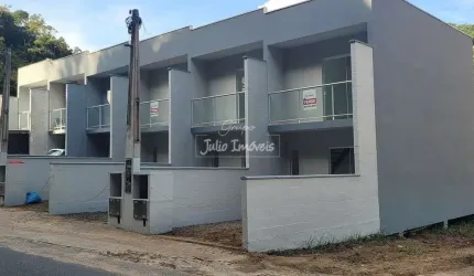 Sobrado Geminado 2 quartos no Poço Fundo Brusque