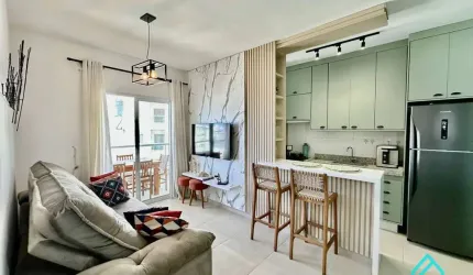 Lindo apartamento a venda todo decorado com 2 dormitórios na Praia Grande Ubatuba SP