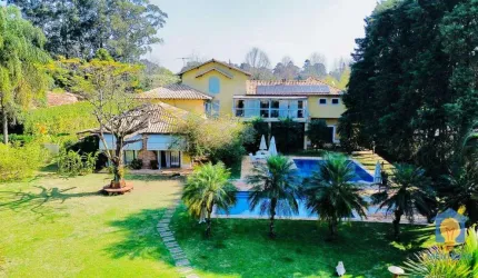 Casa com 5 Suítes, 2805 m² - Venda por R$ 8.000.000 ou Aluguel por R$ 40.337/mês - Jardim Mediterrâneo - Cotia/SP