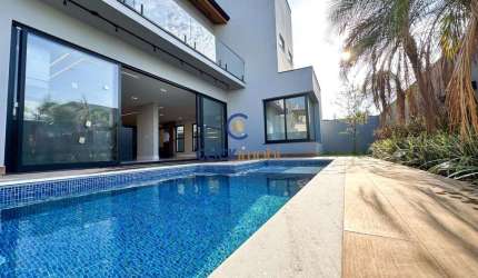 Casa em condomínio fechado com 4 quartos à venda na Avenida Carlos Diaulas Serpa, Loteamento Parque dos Alecrins, Campinas, 330 m2 por R$ 2.990.000
