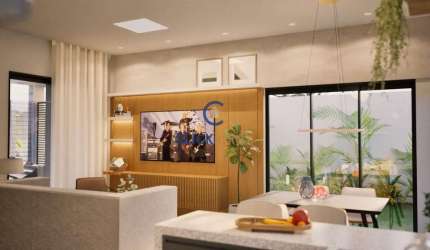 Casa em condomínio fechado com 3 quartos à venda na Rua Emerson José Moreira, 1730, Parque Taquaral, Campinas, 158 m2 por R$ 1.263.000