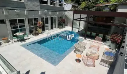 Casa em condomínio fechado com 3 quartos à venda na Alexandre Stockler, Gávea, Rio de Janeiro, 493 m2 por R$ 9.000.000