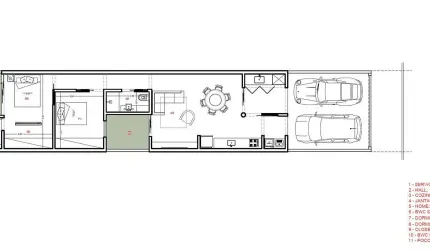 Casa na planta com projeto moderno e varanda gourmet - Bairro Concórdia
